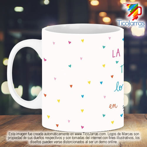 Jarras Personalizadas Taza con mensaje de Gratitud