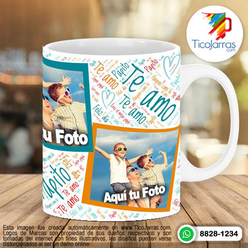 Tazas Personalizadas en Costa Rica Feliz Día del Padre