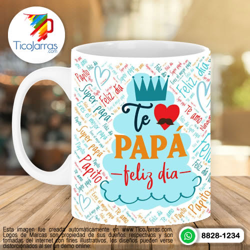 Jarras Personalizadas Feliz Día del Padre