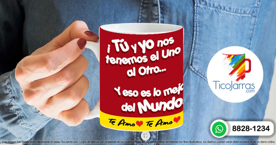 Taza personalizada con foto Tú y Yo 