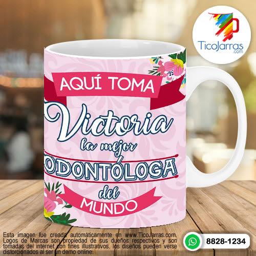 Tazas Personalizadas en Costa Rica Aquí Toma la Mejor Odontóloga