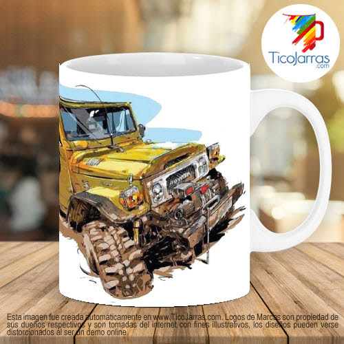 Tazas Personalizadas en Costa Rica Toyota FJ 2 LAnd Cruiser modificado