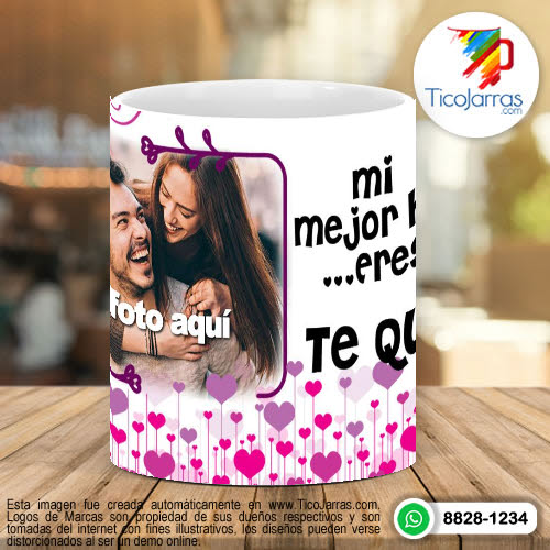 Tazas Personalizadas Mi mejor historia eres tu