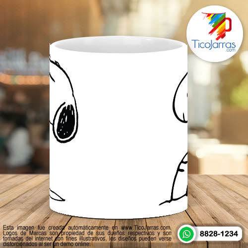 Tazas Personalizadas Snoopy y Emilio