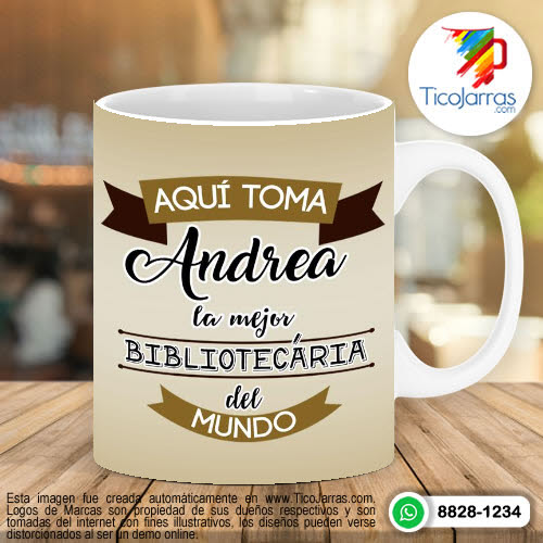 Tazas Personalizadas en Costa Rica Aquí Toma la Mejor Bibliotecaria