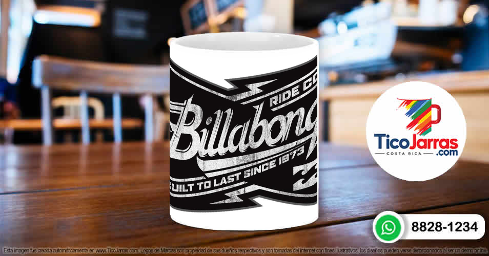 Diseño Taza Billabong - TicoJarras
