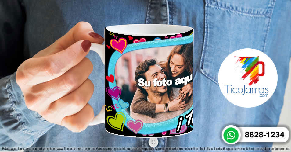 Artículos Personalizados Te quiero mucho, con foto personalizada