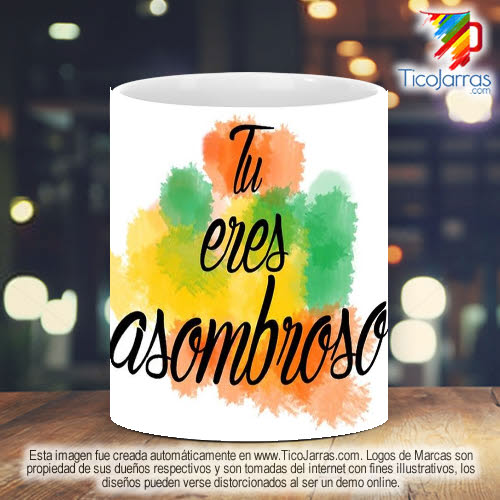 Tazas Personalizadas en Costa Rica Tu eres asombroso