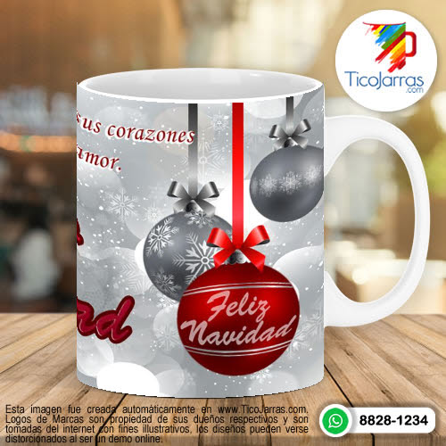 Diseños Personalizadas Taza de Navidad