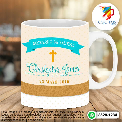 Tazas Personalizadas en Costa Rica Primera Comunión