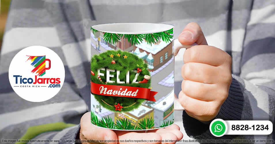 Taza de Navidad - Homero Simpson - imagen 4