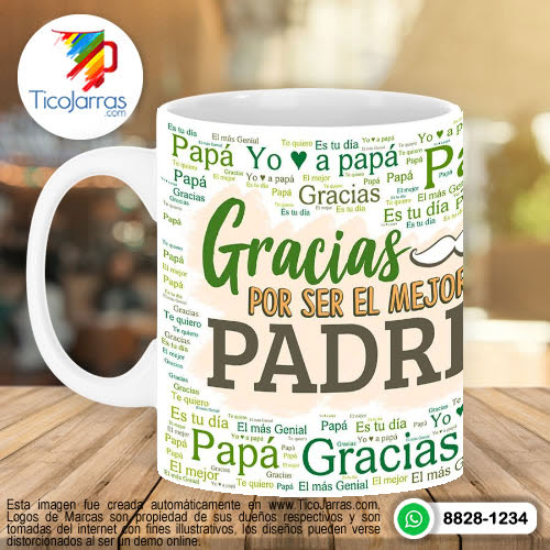 Jarras Personalizadas Feliz Día del Padre