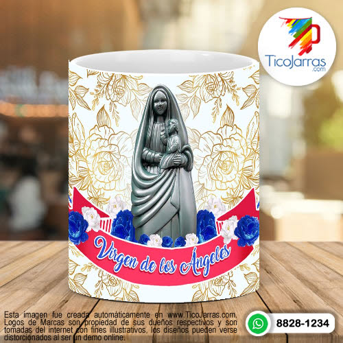 Tazas Personalizadas en Costa Rica Virgen de los Ángeles