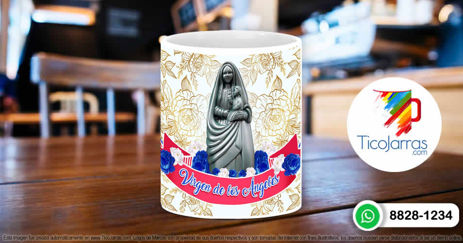 Tazas Personalizadas en Costa Rica Virgen de los Ángeles