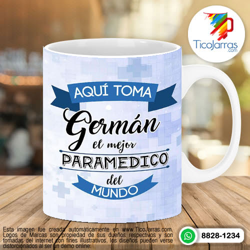 Tazas Personalizadas en Costa Rica Aquí Toma el Mejor Paramédico