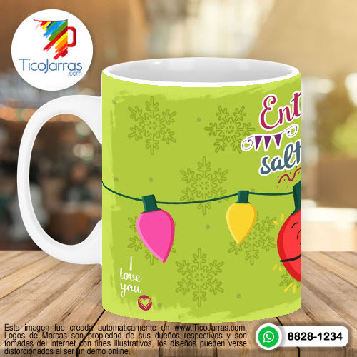 Jarras Personalizadas Taza de Navidad