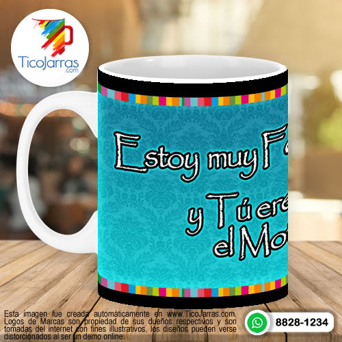 Jarras Personalizadas Estoy muy Feliz y Tú eres mi Motivo
