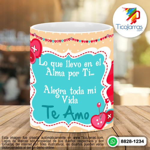 Tazas Personalizadas Alegra toda mi vida