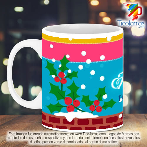 Jarras Personalizadas Taza Navideña