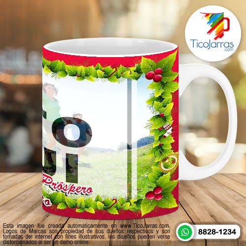 Tazas Personalizadas en Costa Rica Taza Navidad