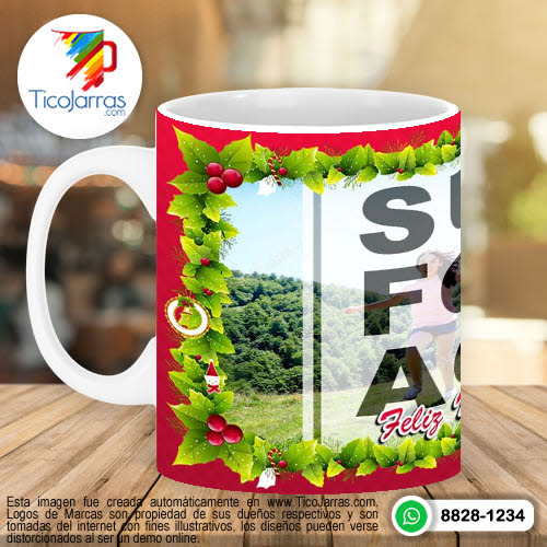 Jarras Personalizadas Taza Navidad