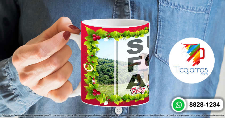 Artículos Personalizados Taza Navidad