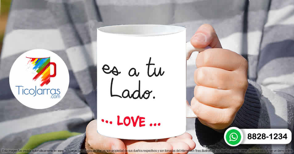 Tazas Personalizadas en Costa Rica Es a tu lado.. LOVE