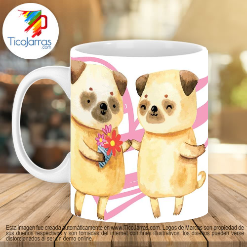 Tazas Personalizadas en Costa Rica Taza Love perritos
