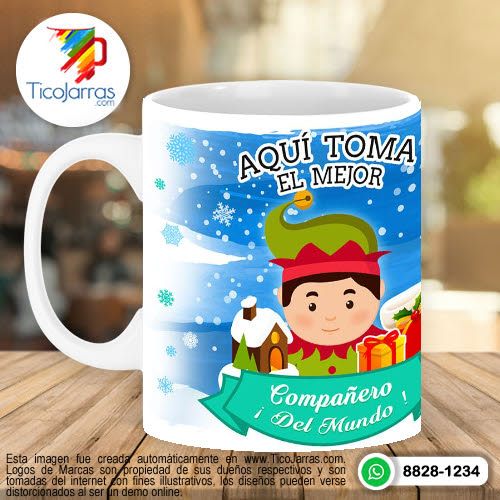 Tazas Personalizadas en Costa Rica Aquí Toma - Compañero