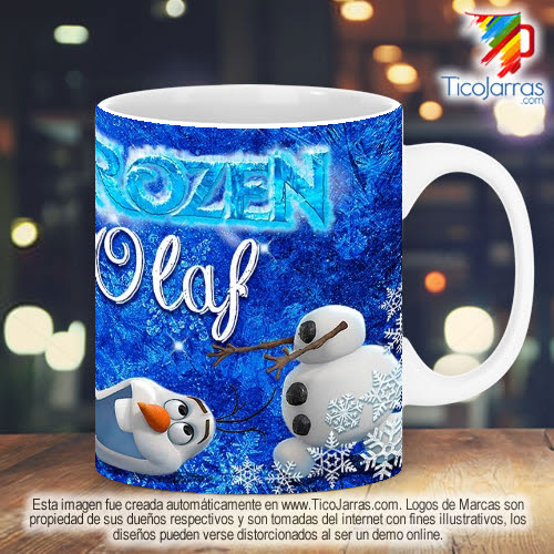 Diseños Personalizadas Taza Diseños Infantiles - Frozen