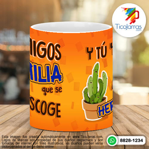 Tazas Personalizadas Los Amigos son Familia