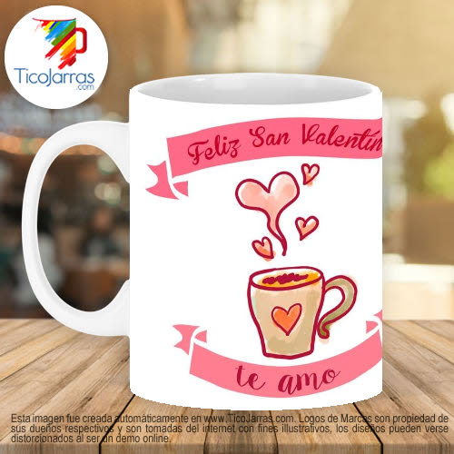 Jarras Personalizadas Feliz día de San Valentín