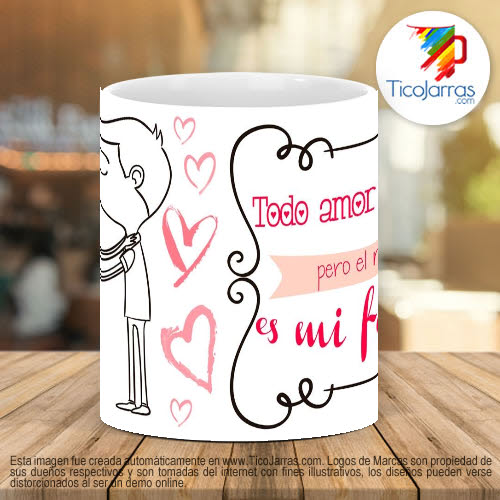 Tazas Personalizadas Todo Amor es bonito...