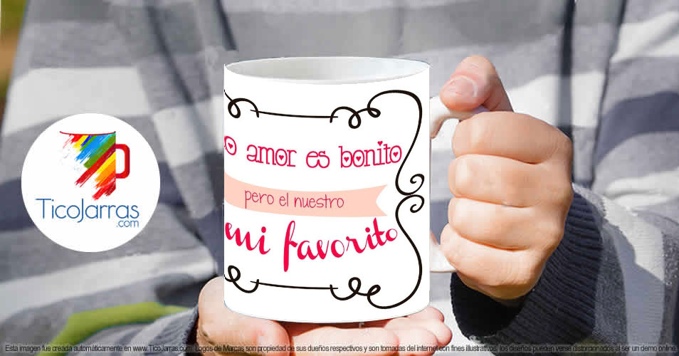 Tazas Personalizadas en Costa Rica Todo Amor es bonito...