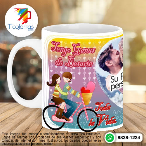 Tazas Personalizadas en Costa Rica Amor