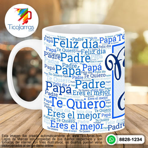 Jarras Personalizadas Feliz Día del Padre