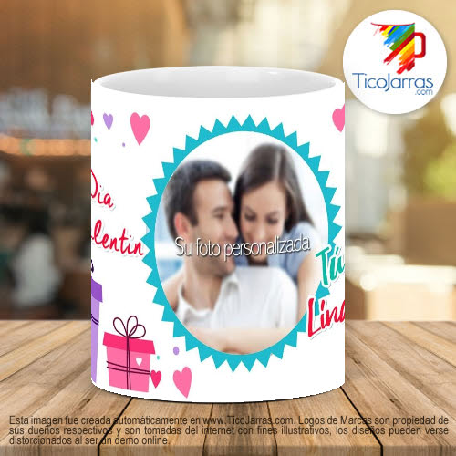 Tazas Personalizadas Feliz día de San Valentín