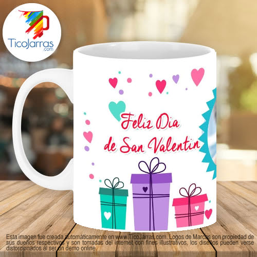 Jarras Personalizadas Feliz día de San Valentín