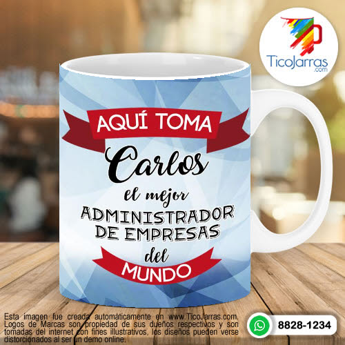 Tazas Personalizadas en Costa Rica Aquí Toma el Mejor Administrador de Empresas