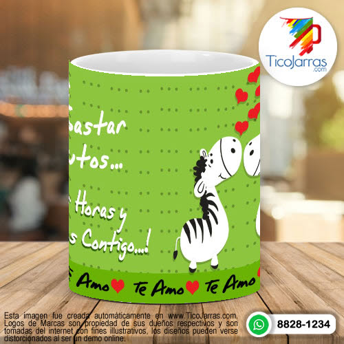 Tazas Personalizadas Mis horas y días contigo