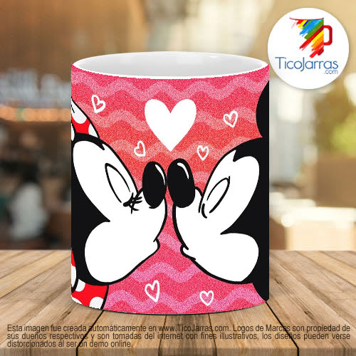 Tazas Personalizadas en Costa Rica Mickey Mouse y Mini Mouse