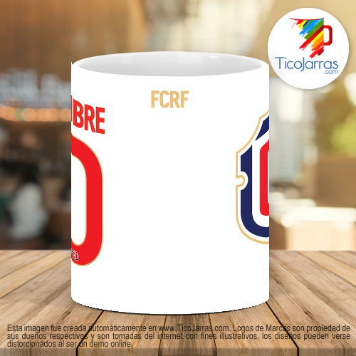 Tazas Personalizadas La SELE camiseta blanca 