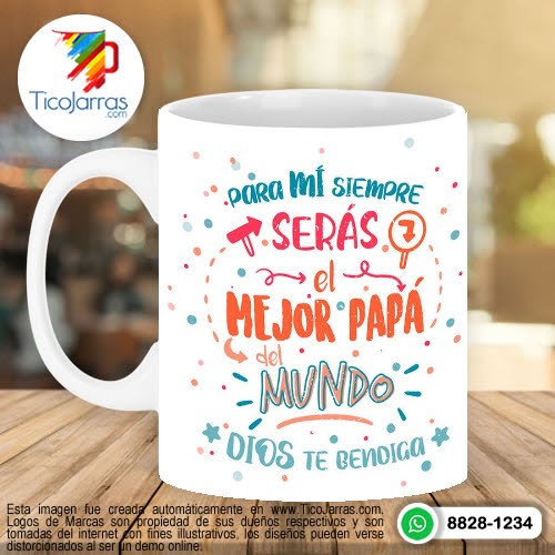 Jarras Personalizadas Feliz Día del Padre