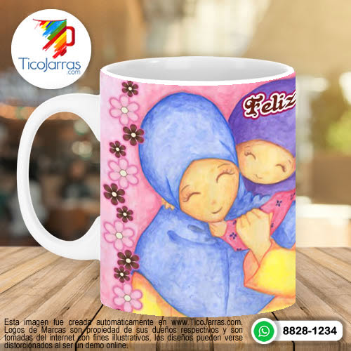 Jarras Personalizadas Feliz Día Mamá