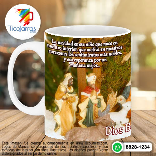 Jarras Personalizadas Taza de Navidad