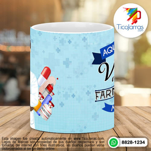 Tazas Personalizadas Aquí Toma el Mejor Farmaceuta