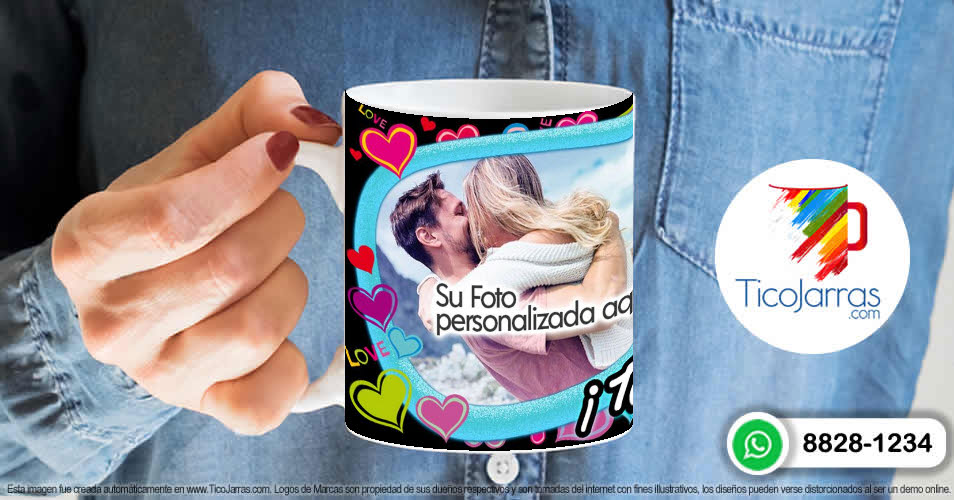 Tazas Personalizadas en Costa Rica Son palabras importantes porque te las digo de Corazón