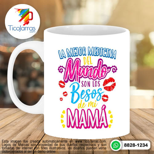 Jarras Personalizadas Besos de Mamá