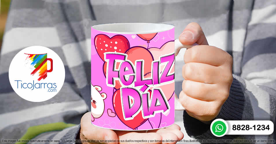 Tazas Personalizadas en Costa Rica Feliz Día