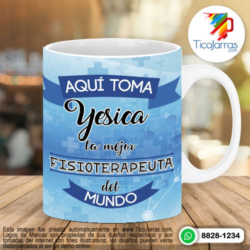 Tazas Personalizadas en Costa Rica Aquí Toma la Mejor Fisioterapeuta